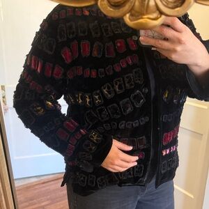 Chicos Velvet Multicolor Jacket